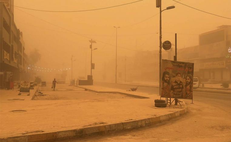 It is the fifth sandstorm to engulf Iraq within a month