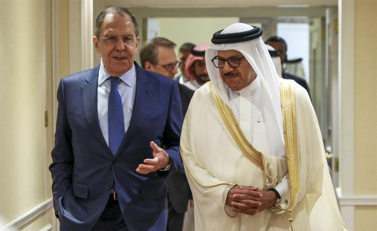 Lavrov is in Bahrain