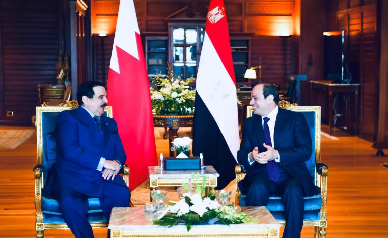 العاهل البحريني يؤكد على دور مصر  المحوري والراسخ كركيزة أساسية للأمن والاستقرار في المنطقة