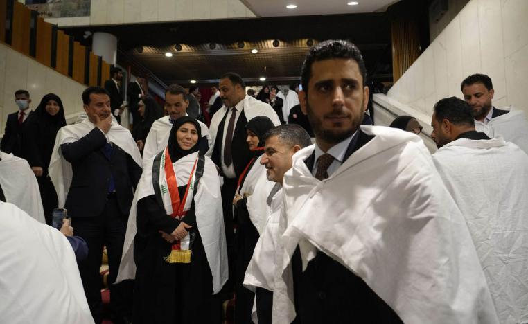 نواب من الكتلة الصدرية في البرلمان العراقي