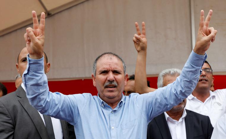 الأمين العام لاتحاد الشغل في تجمع عمالي بالعاصمة التونسية