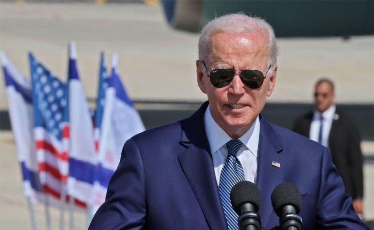 Biden's visit has met with deep scepticism from Palestinians 