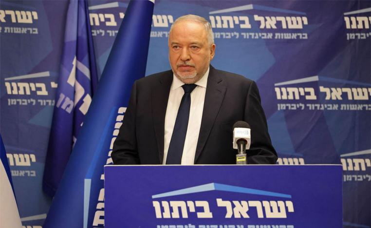 Israeli Finance Minister Avigdor Lieberman 