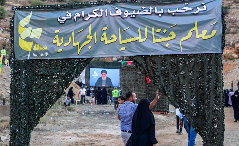 وضع حجر الأساس لمعلم جنتا يأتي في ختام شهرين من فعاليات عدة أقامها حزب الله بمناسبة الذكرى 40 لتأسيسه