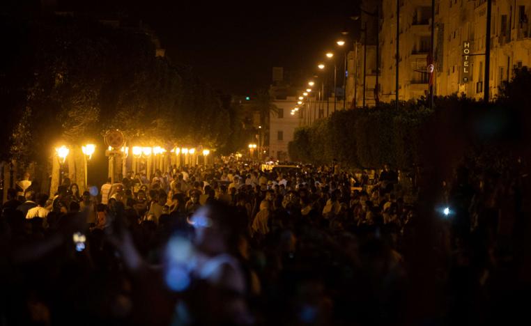 شارع الحبيب بورقيبة بالعاصمة تونس