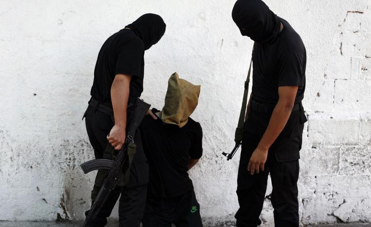 إعدامات متكررة في غزة على مدى السنوات الماضية للمدانين بالتخابر مع اسرائيل