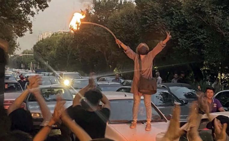 Defiant despite the army's threat