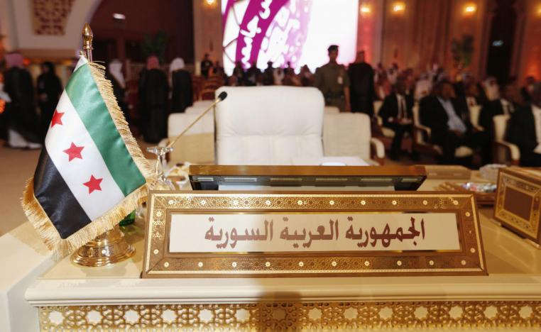 مقعد سوريا في الجامعة العربية شاغر منذ قرار تعليق عضوية دمشق في 2012