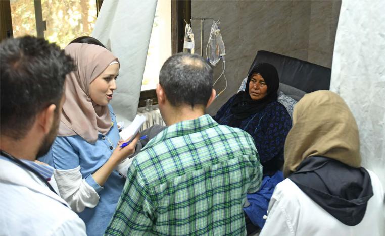 The cholera outbreak is centred in the northern Aleppo region