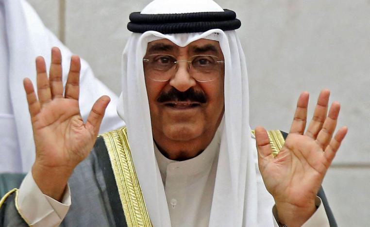 ولي العهد الكويتي الشيخ مشعل الأحمد في افتتاح مجلس الأمة