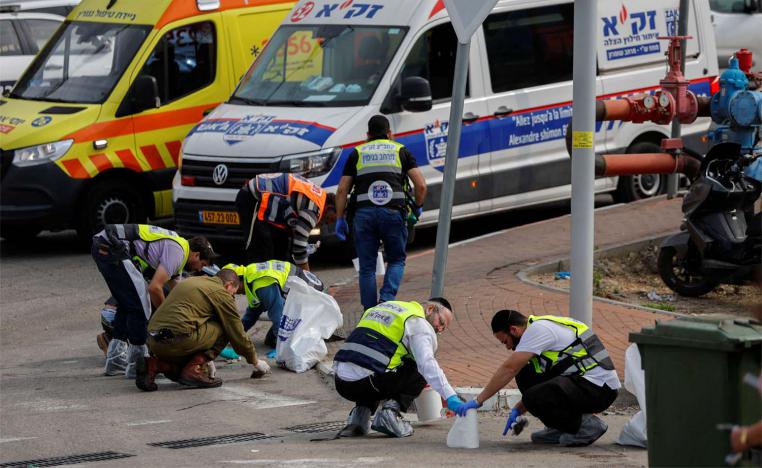 The Palestinian attacked Israelis at the entrance to the settlement’s industrial zone of the settlement