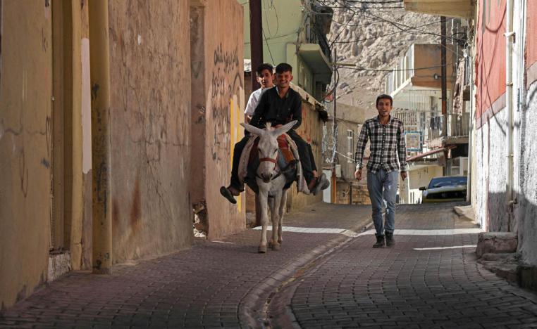 أطفال أكراد في عقرة شمال العراق