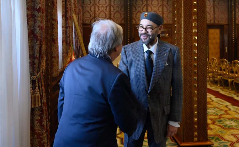 King Mohammed VI received Guterres at his palace in Rabat