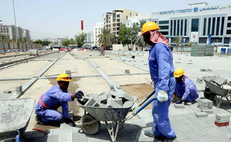 Labourers in Qatar