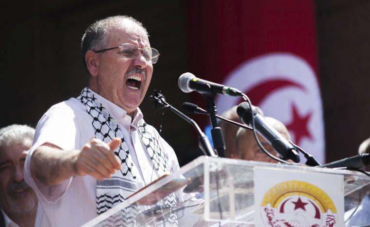 الطبوبي يهدد بالتصعيد بينما يستمر الرئيس التونسي في تهميش اتحاد الشغل