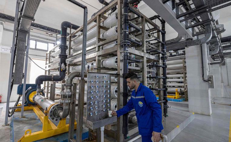 Al-Reesa Seawater Desalination Plant in el-Arish city