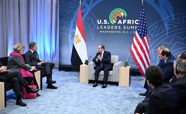 السيسي يشرح لوزير الخارجية الأميركي وجهة النظر المصرية حول سد النهضة ويطرح مخاوف بلاده