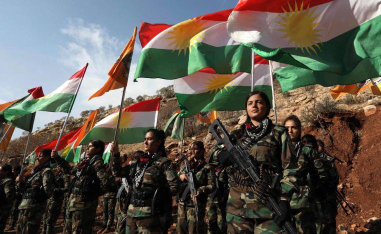 مقاتلات من الحزب الديمقراطي الكردستاني - إيران
