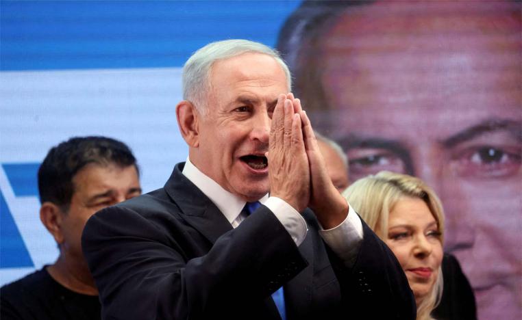 Israeli Prime Minister-designate Benjamin Netanyahu 