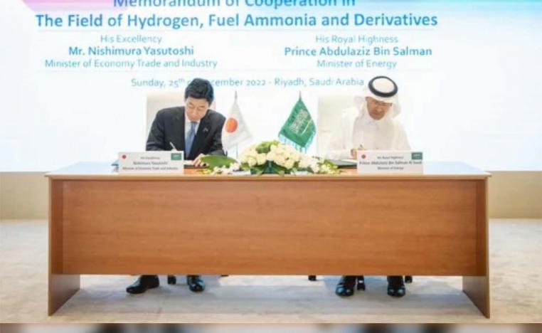 The signing ceremony