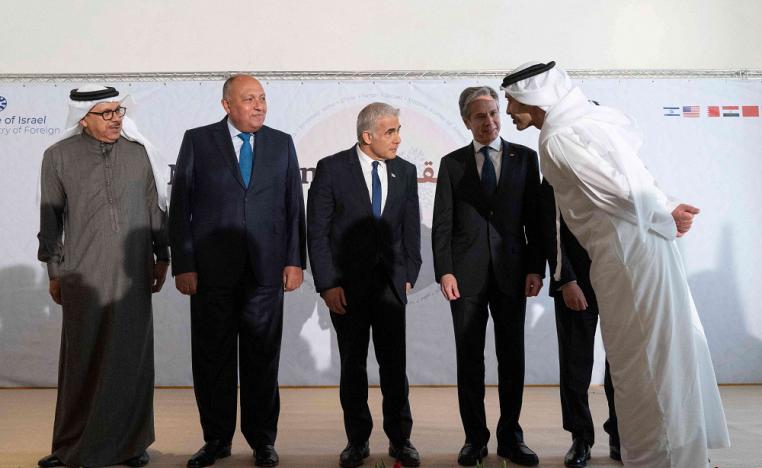 القمة التي تخطط لها واشنطن ستضم وزراء خارجية الإمارات والبحرين والمغرب ومصر وربما الأردن