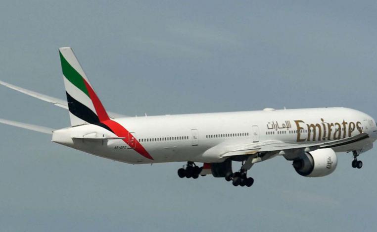 Flight No. EK2646 flew for just under an hour over the UAE coastline