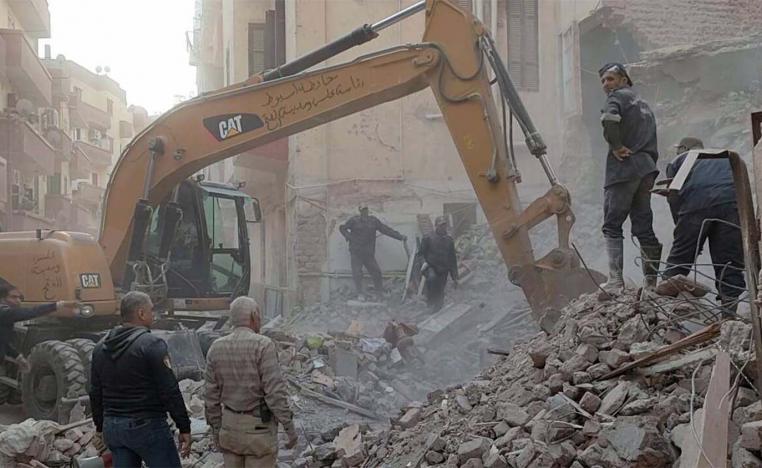 The building collapse in Assiut came a day after the roof of a building in Alexandria caved in