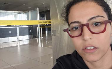 Mona Kareem was calling for help on Twitter while at Kuwait International Airport 