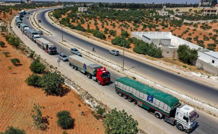 الطرق المؤدية الى معبر باب الهوى تضررت جراء الزلزال