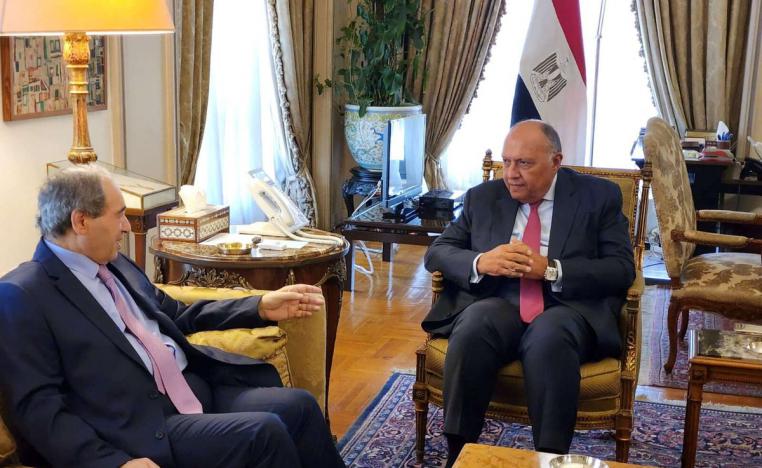 مصر ضمن دول تقود جهود اعادة سوريا الى الحاضنة العربية