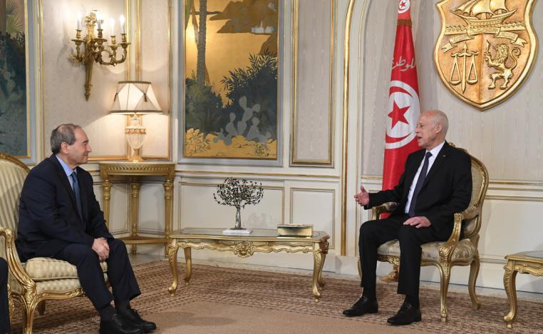 تونس ودمشق تتفقان على تنشيط العلاقات الدبلوماسية