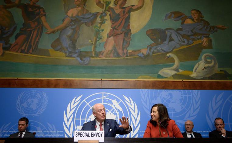 دي ميستورا لم يكشف بعد عن خطته لإخراج مفاوضات ملف النزاع من دائرة الجمود  