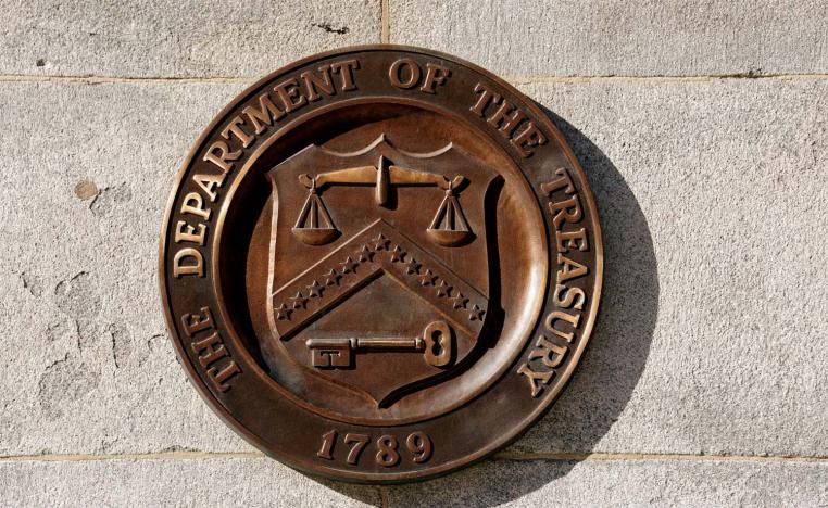 The US Treasury Department logo