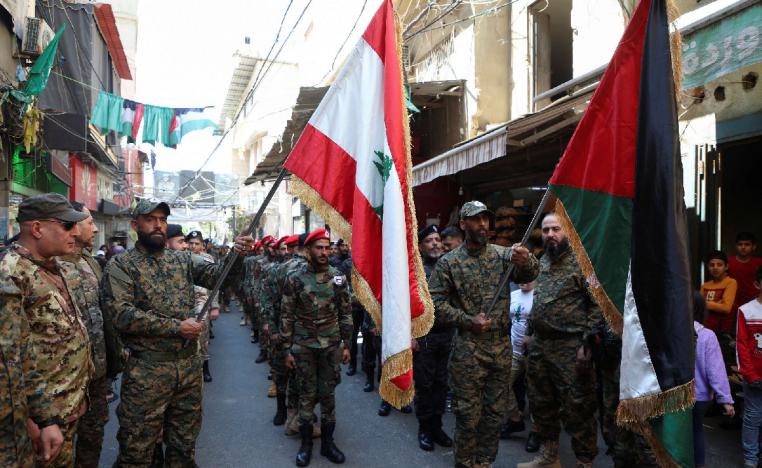 الفصائل الفلسطينية في لبنان شنت هجمات صاروخية على اسرائيل