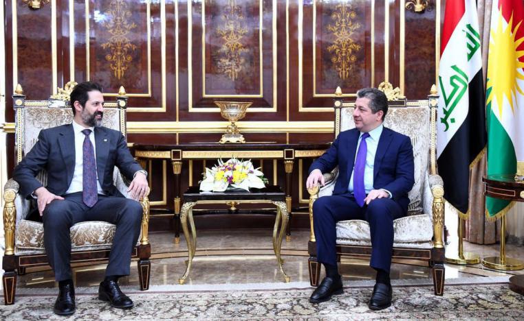 برزاني وقوباد طالباني نائب رئيس الوزراء اجتمعا لأول مرة منذ أكتوبر 2022