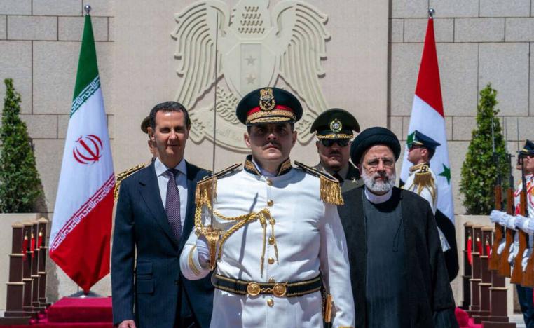 الرئيس السوري بشار الأسد يستقبل الرئيس الإيراني إبراهيم رئيسي