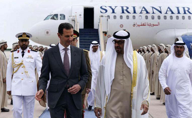 Assad visited the UAE last March