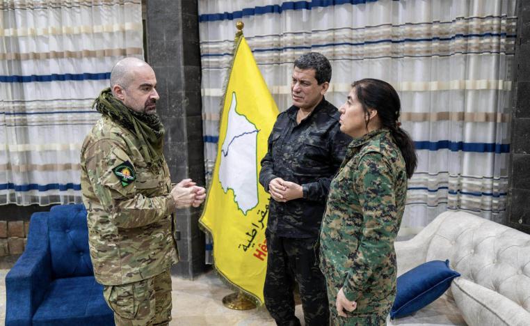 لقاء بين بافل طالباني ومظلوم عبدي