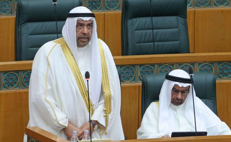 نائب رئيس الوزراء الكويتي ووزير الدفاع الشيخ أحمد الفهد في افتتاح مجلس الأمة