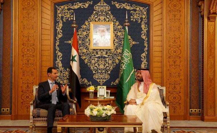 الأمير محمد الذي التقى الأسد على هامش القمة العربية قد يطرح خلال زيارته لفرنسا فك طوق العزلة الأوروبي على سوريا