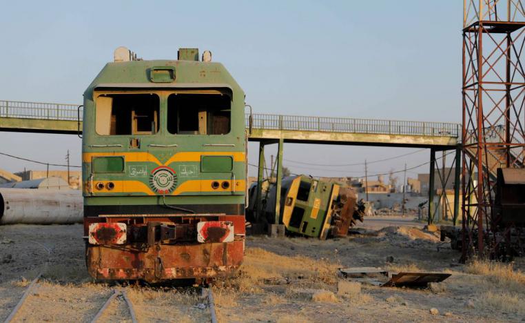 قطارات عراقية عاطلة