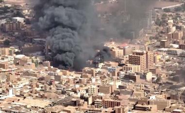 Clashes, artillery fire and air strikes surged in Sudan's capital 