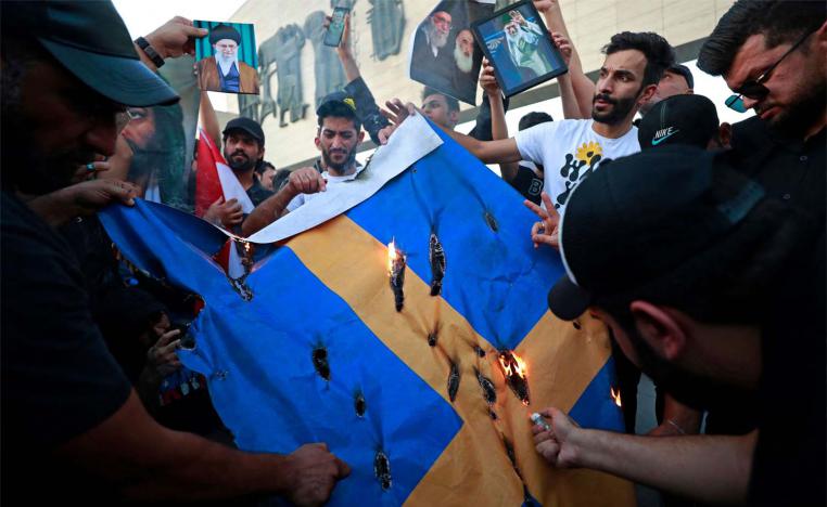  Tensions flared between Iraq and Sweden over the Stockholm protest