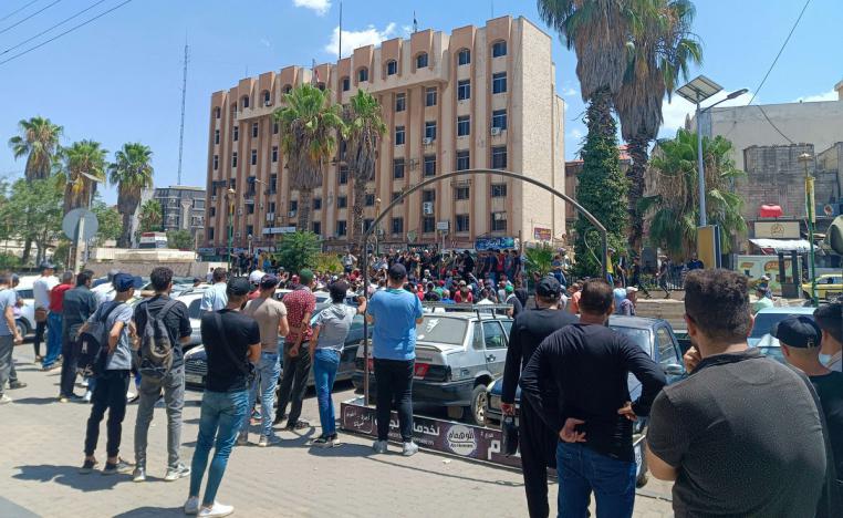 الازمة الاقتصادية في سوريا تدفع مناطق درزية للاحتجاج