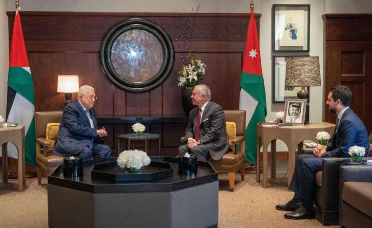 الاردن يدعم وجهة نظر السلطة الفلسطينية في مواجهة اسرائيل