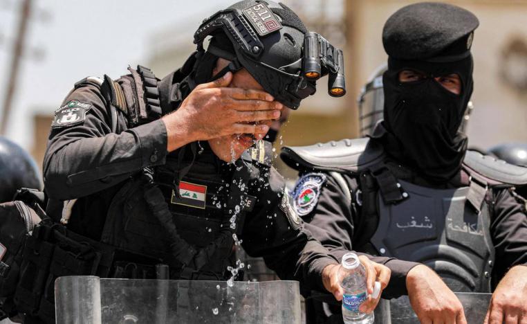 شرطة عراقية في وسط بغداد