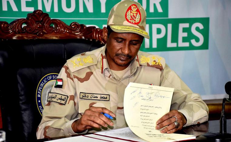 دقلو يرفض اية خطوة سياسية لا تصب في مصلحة السودانيين