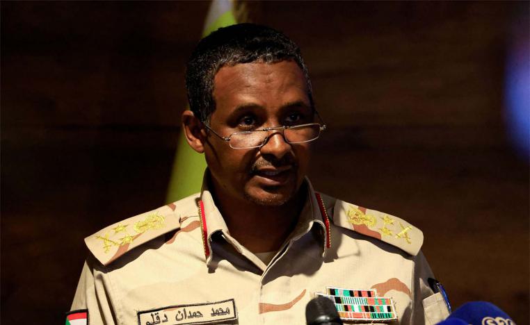 The deputy leader of Sudan's Rapid Support Forces Abdelrahim Dagalo 