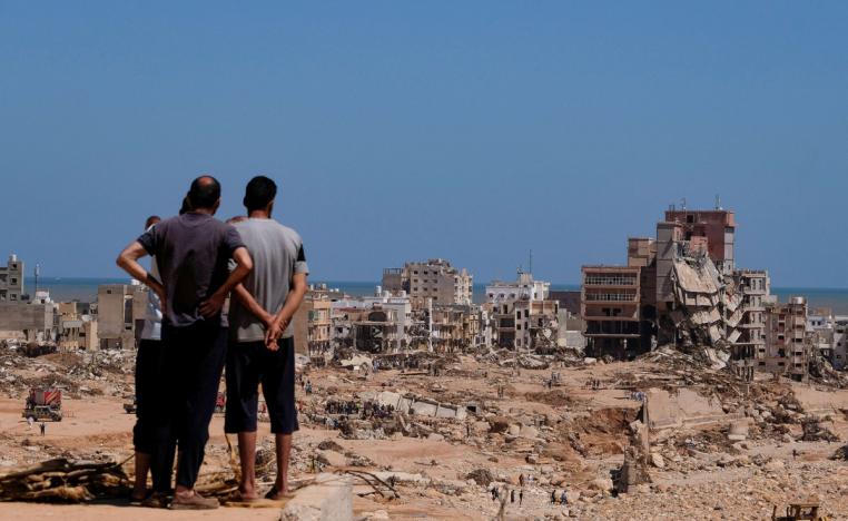 انقسام ليبيا وراء تعمق كارثة الاعصار