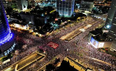 A huge protest